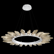 Hammerton CHB0050-56-CS-CB-CA1-L1 - Rock Crystal Radial Ring - 56