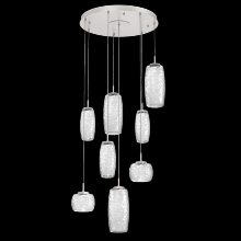 Hammerton CHB0091-08-BS-C-C01-L1 - Vessel Round 8pc Multi-Pendant
