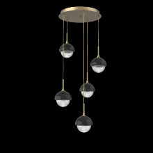 Hammerton CHB0093-05-GB-C-C01-L3-BM - Cabochon Round 5pc Multi-Pendant