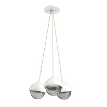 Hammerton CHB0093-0E-WI-S-C01-L3-MS - Cabochon Multi Light Pendant Single Port Canopy Salt White