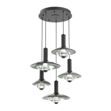 Hammerton CHB0098-05-MB-SG-C01-L3 - Cirrus Round 5pc Multi-Pendant