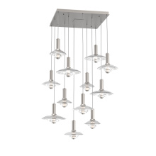 Hammerton CHB0098-12-BS-CG-C01-L3 - Cirrus Square 12pc Multi-Pendant