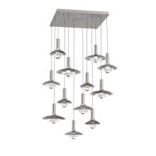 Hammerton CHB0098-12-BS-SG-C01-L3 - Cirrus Square 12pc Multi-Pendant