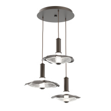 Hammerton CHB0099-03-FB-00-C01-L3-CG - Cumulus Round 3pc Multi-Pendant