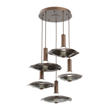 Hammerton CHB0099-05-BB-00-C01-L3-SG - Cumulus Round 5pc Multi-Pendant