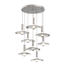 Hammerton CHB0099-08-BS-00-C01-L3-CG - Cumulus Round 8pc Multi-Pendant