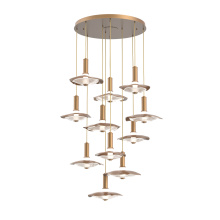Hammerton CHB0099-11-NB-00-C01-L3-CG - Cumulus Round 11pc Multi-Pendant