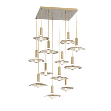 Hammerton CHB0099-12-GB-00-C01-L3-CG - Cumulus Square 12pc Multi-Pendant