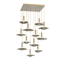 Hammerton CHB0099-12-GB-00-C01-L3-SG - Cumulus Square 12pc Multi-Pendant