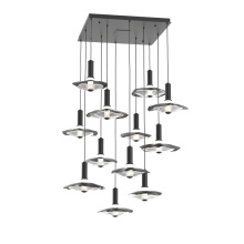 Hammerton CHB0099-12-MB-00-C01-L3-CG - Cumulus Square 12pc Multi-Pendant
