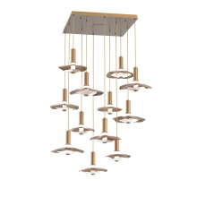 Hammerton CHB0099-12-NB-00-C01-L3-WI - Cumulus Square 12pc Multi-Pendant