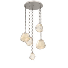 Hammerton CNB0039-05-BS-A-CH2-L3 - Gem Round 5pc Multi-Pendant with Chain