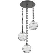 Hammerton CNB0047-03-MB-OC-CH2-E2 - Terra Round 3pc Multi-Pendant with Chain