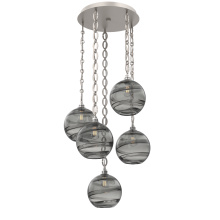 Hammerton CNB0047-05-BS-OS-CH2-E2 - Terra Round 5pc Multi-Pendant Chain
