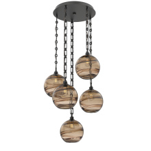 Hammerton CNB0047-05-MB-OB-CH3-E2 - Terra Round 5pc Multi-Pendant Chain