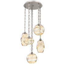 Hammerton CNB0048-05-BS-OA-CH2-E2 - Misto Round 5pc Multi-Pendant Chain