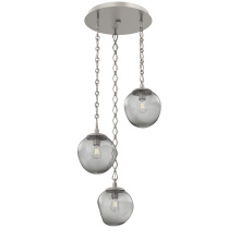 Hammerton CNB0062-03-BS-S-CH1-E2 - Aster Round 3pc Multi-Pendant Chain (Bulb)