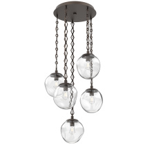 Hammerton CNB0062-05-FB-C-CH1-E2 - Aster Round 5pc Multi-Pendant Chain (Bulb)