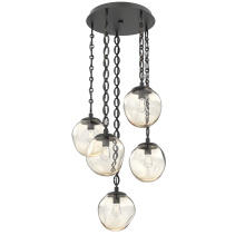 Hammerton CNB0062-05-MB-A-CH2-E2 - Aster Round 5pc Multi-Pendant with Chain (Bulb)