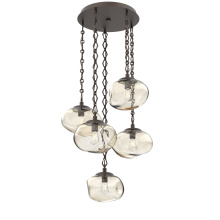 Hammerton CNB0064-05-FB-A-CH1-E2 - Nova Round 5pc Multi-Pendant Chain (Bulb)
