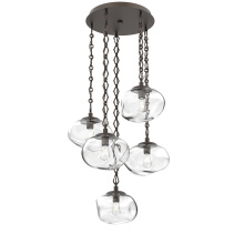 Hammerton CNB0064-05-FB-C-CH1-E2 - Nova Round 5pc Multi-Pendant Chain (Bulb)
