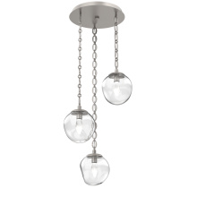 Hammerton CNB0066-03-BS-GC-CH2-L1 - Aster Round 3pc Multi-Pendant with Chain (LED)