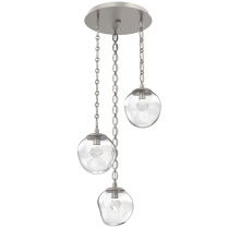 Hammerton CNB0066-03-BS-ZC-CH2-L1 - Aster Round 3pc Multi-Pendant with Chain (LED)