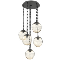 Hammerton CNB0066-05-MB-FA-CH3-L3 - Aster Round 5pc Multi-Pendant with Chain (LED)