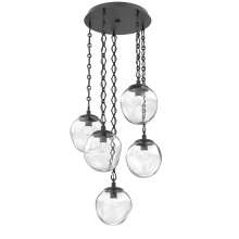Hammerton CNB0066-05-MB-FC-CH1-L3 - Aster Round 5pc Multi-Pendant Chain (LED)