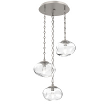 Hammerton CNB0068-03-BS-GC-CH1-L1 - Nova Round 3pc Multi-Pendant Chain (LED)