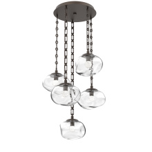 Hammerton CNB0068-05-FB-FC-CH3-L3 - Nova Round 5pc Multi-Pendant Chain (LED)