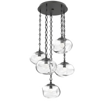 Hammerton CNB0068-05-MB-FC-CH1-L3 - Nova Round 5pc Multi-Pendant Chain (LED)