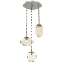 Hammerton CNB0069-03-BS-FA-CH3-L1 - Cosmos Round 3pc Multi-Pendant Chain (LED)