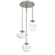 Hammerton CNB0069-03-BS-FC-CH2-L3 - Cosmos Round 3pc Multi-Pendant Chain (LED)