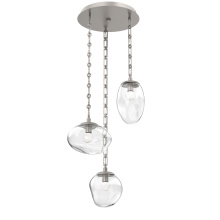 Hammerton CNB0069-03-BS-FC-CH3-L3 - Cosmos Round 3pc Multi-Pendant Chain (LED)