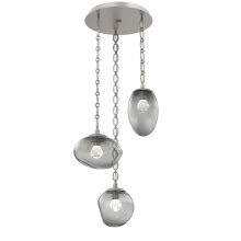Hammerton CNB0069-03-BS-ZS-CH2-L1 - Cosmos Round 3pc Multi-Pendant Chain (LED)