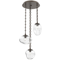 Hammerton CNB0069-03-FB-FC-CH2-L3 - Cosmos Round 3pc Multi-Pendant Chain (LED)