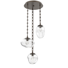 Hammerton CNB0069-03-FB-ZC-CH3-L1 - Cosmos Round 3pc Multi-Pendant Chain (LED)