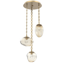 Hammerton CNB0069-03-GB-ZA-CH2-L3 - Cosmos Round 3pc Multi-Pendant Chain (LED)