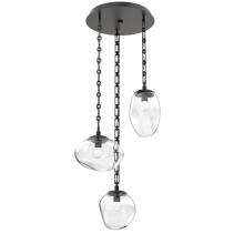 Hammerton CNB0069-03-MB-FC-CH3-L1 - Cosmos Round 3pc Multi-Pendant Chain (LED)