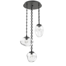 Hammerton CNB0069-03-MB-ZC-CH2-L3 - Cosmos Round 3pc Multi-Pendant Chain (LED)