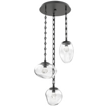 Hammerton CNB0069-03-MB-ZC-CH3-L3 - Cosmos Round 3pc Multi-Pendant Chain (LED)