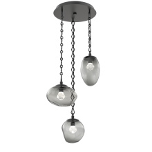 Hammerton CNB0069-03-MB-ZS-CH1-L3 - Cosmos Round 3pc Multi-Pendant Chain (LED)