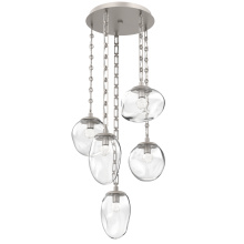 Hammerton CNB0069-05-BS-FC-CH3-L1 - Cosmos Round 5pc Multi-Pendant Chain (LED)