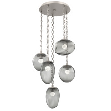 Hammerton CNB0069-05-BS-FS-CH1-L3 - Cosmos Round 5pc Multi-Pendant Chain (LED)