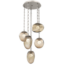 Hammerton CNB0069-05-BS-ZB-CH1-L3 - Cosmos Round 5pc Multi-Pendant Chain (LED)