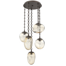 Hammerton CNB0069-05-FB-ZA-CH1-L3 - Cosmos Round 5pc Multi-Pendant Chain (LED)