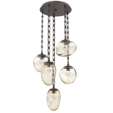 Hammerton CNB0069-05-FB-ZA-CH3-L1 - Cosmos Round 5pc Multi-Pendant Chain (LED)
