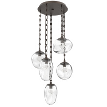 Hammerton CNB0069-05-FB-ZC-CH3-L3 - Cosmos Round 5pc Multi-Pendant Chain (LED)