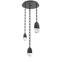Hammerton CNB0079-03-MB-PC-CH3-L3 - Pebble Round Chain 3pc Multi-Pendant
